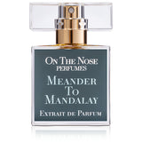 Front view of Meander To Mandalay 15 ml perfume bottle